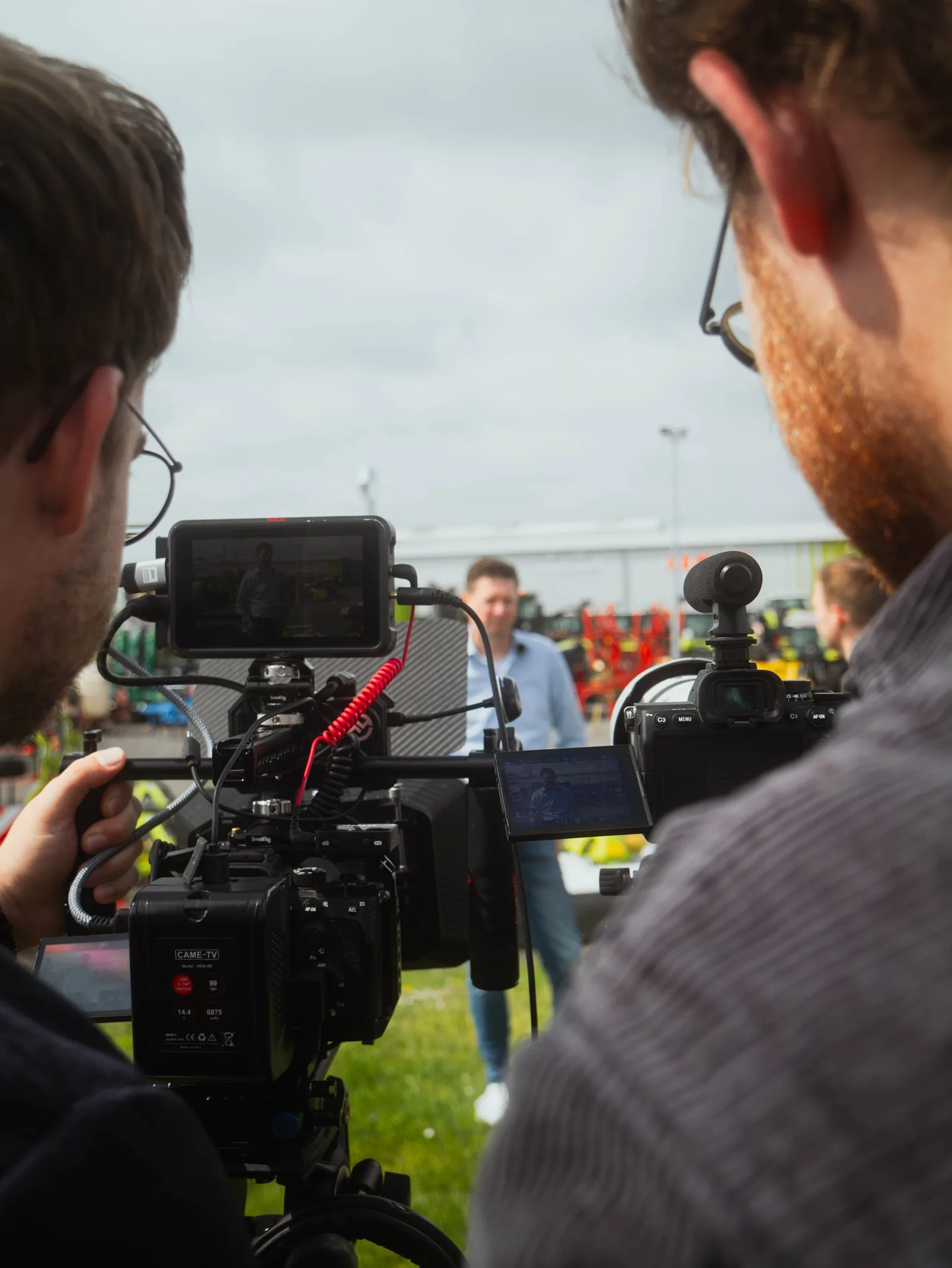 Videodreh bei einem Landtechnik-Händler